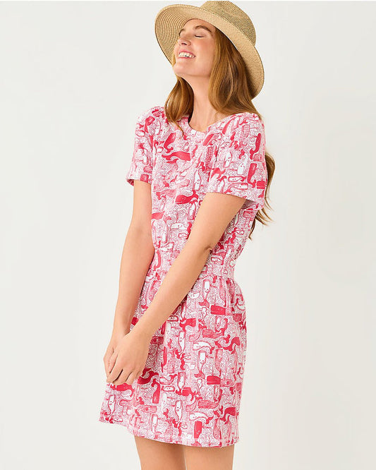 Lilly Pulitzer - Fenn Dress - Paradise Punch Thar She Blows