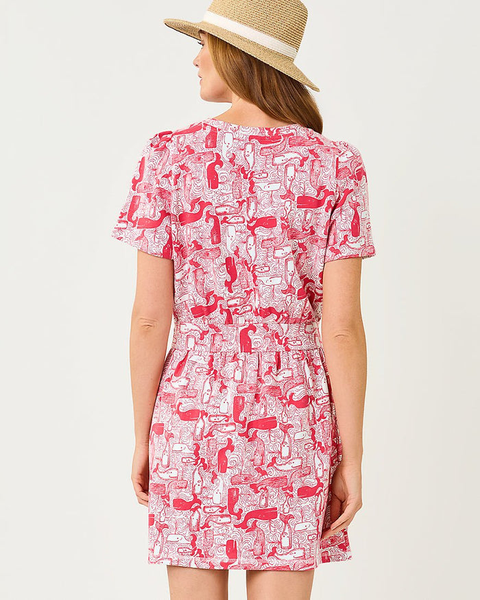 Lilly Pulitzer - Fenn Dress - Paradise Punch Thar She Blows