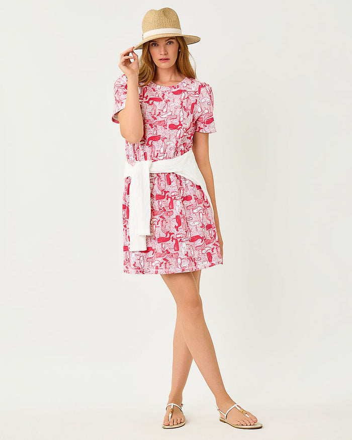 Lilly Pulitzer - Fenn Dress - Paradise Punch Thar She Blows