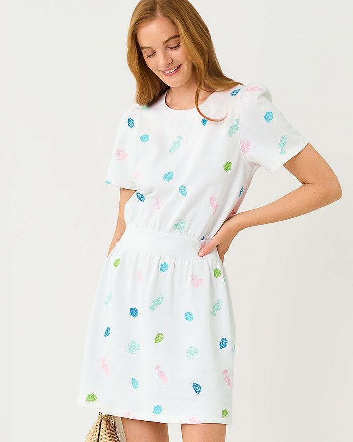 Lilly Pulitzer - Fenn Dress - Multi Beach Treasure Embroidery