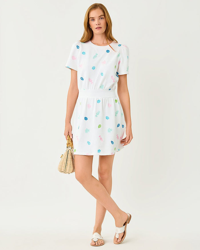 Lilly Pulitzer - Fenn Dress - Multi Beach Treasure Embroidery