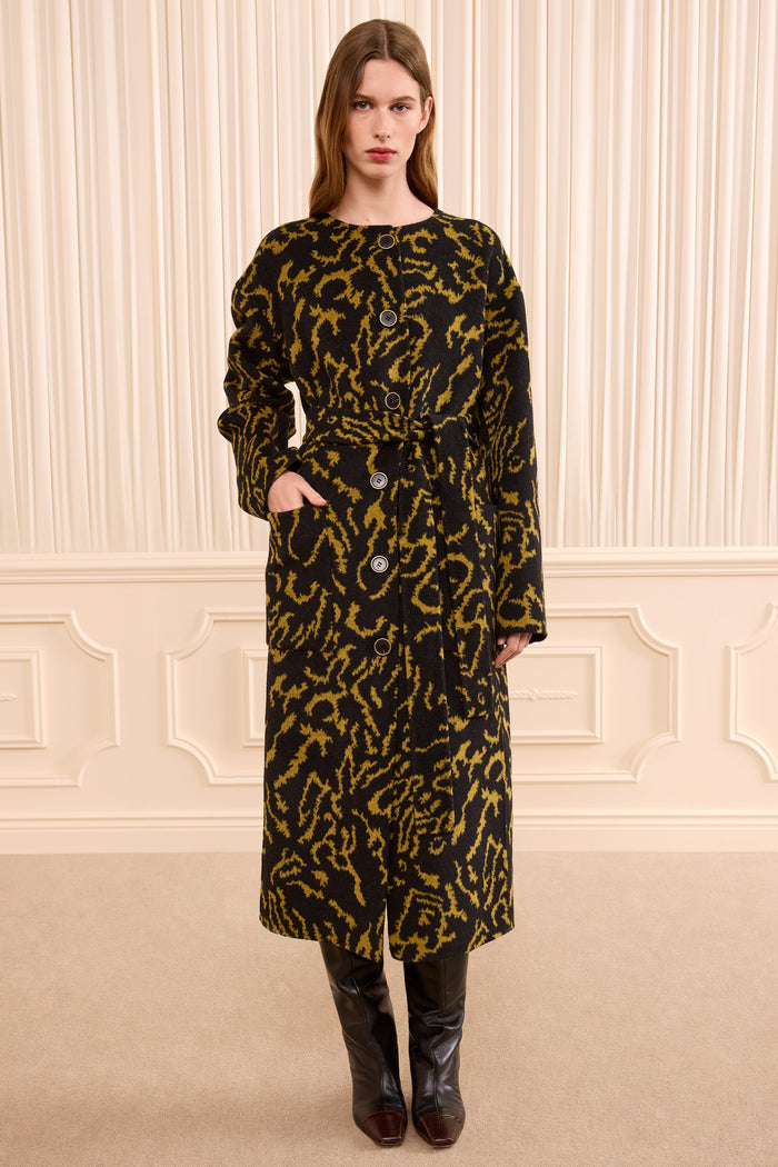 Fernanda Wool Coat - Amber