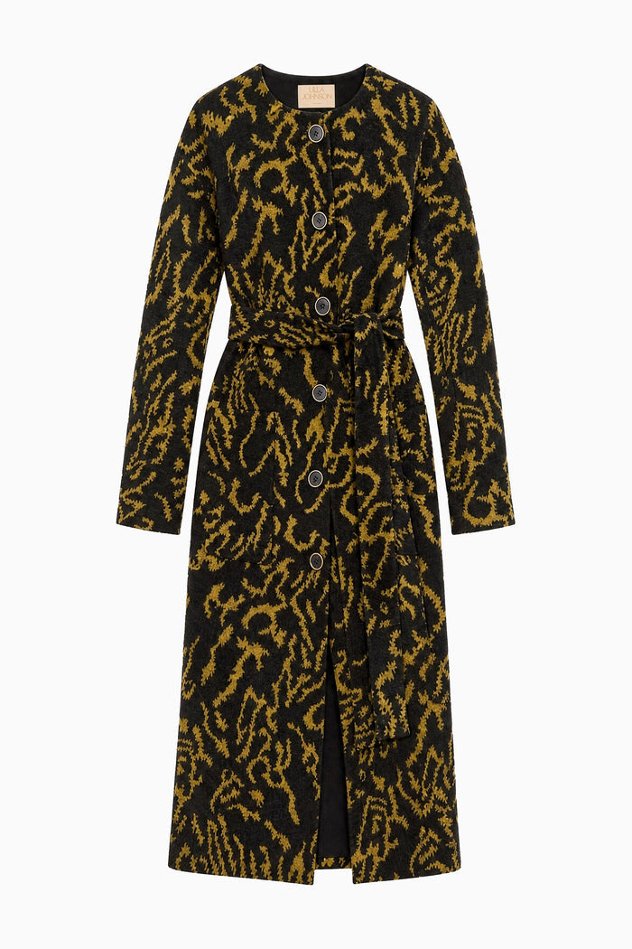 Fernanda Wool Coat - Amber