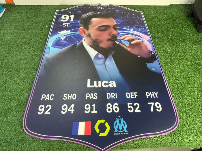 ป้ายกาชา FIFA ป้ายเกมส์ ป้ายกาชา ดีไซน์โดดเด่น เหมาะสำหรับอีเวนต์ ร้านเกมส์ และงานโปรโมชัน