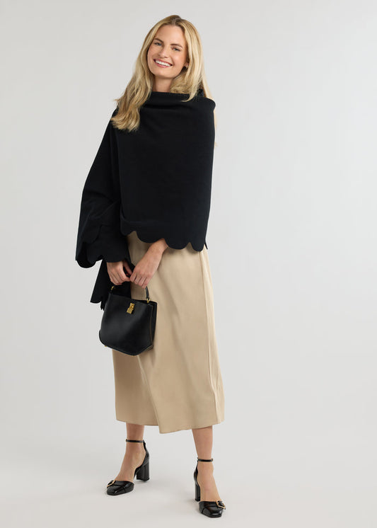 Five Mile River Scarf in Vello Fleece (Black)