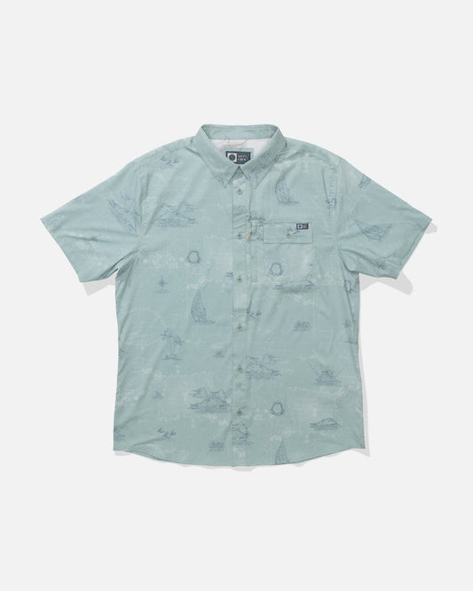 Flagship Uv Button Up - Jade