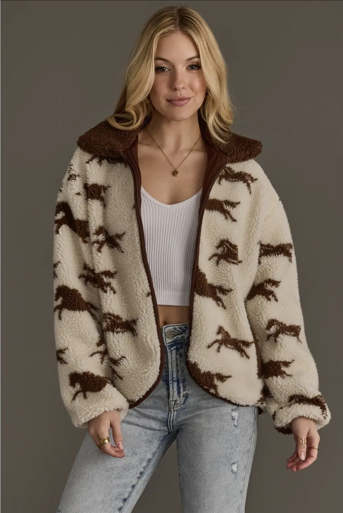 Fleece Horse Jacket