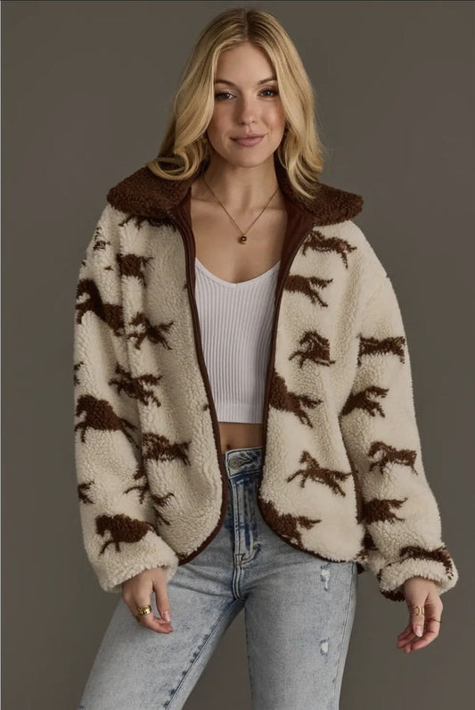 Fleece Horse Jacket