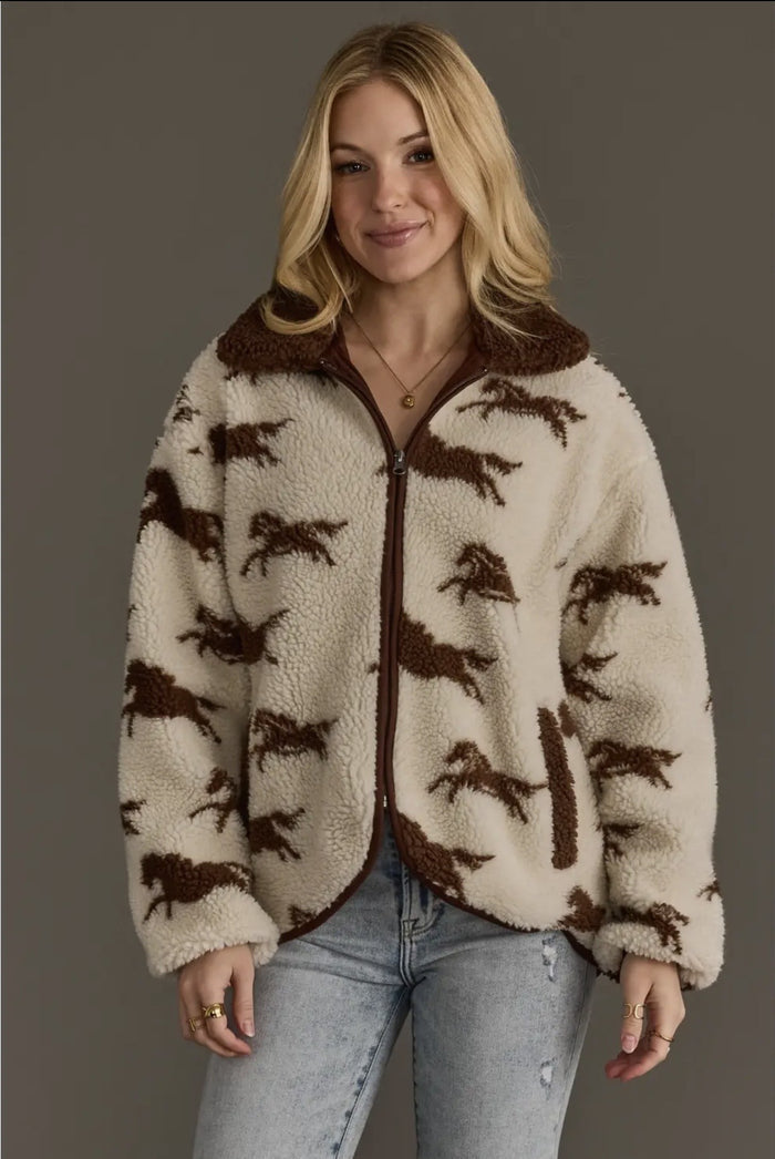 Fleece Horse Jacket