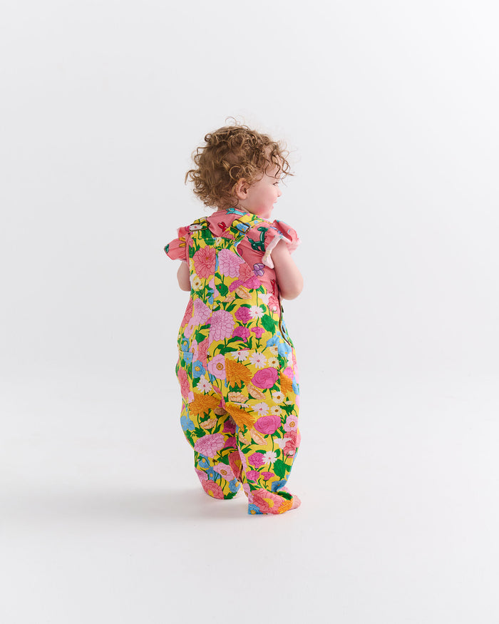 Follow The Sun Baby Cotton Drill Overalls