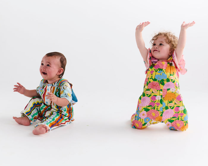 Follow The Sun Baby Cotton Drill Overalls