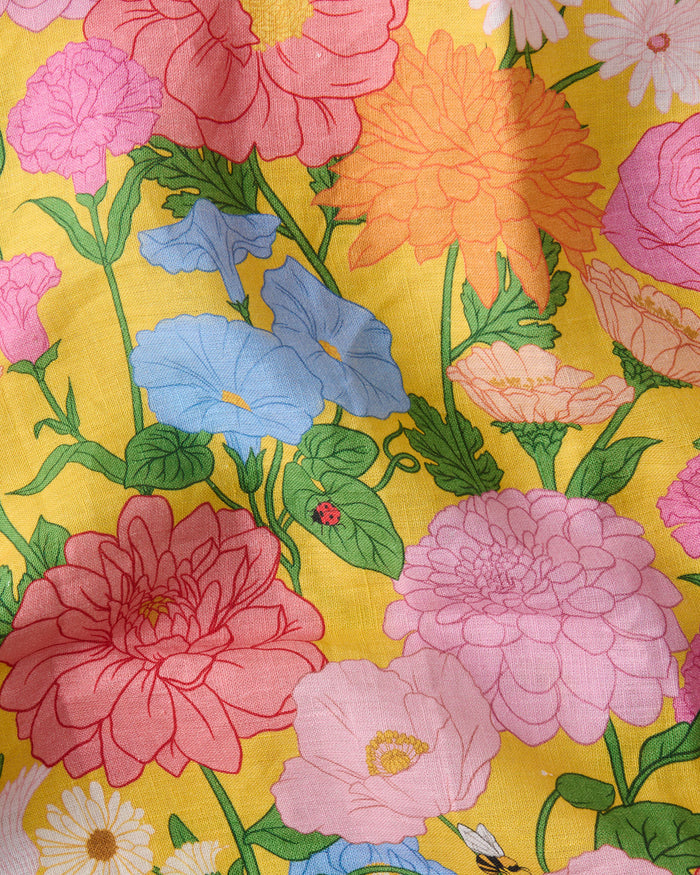 Follow The Sun Yellow Tablecloth