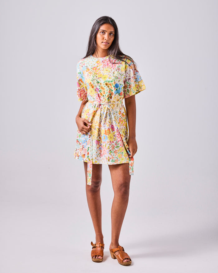 Forever Floral Butter Adult Organic Cotton Everyday Dress