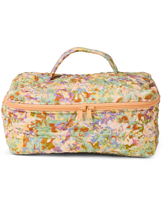 Forever Mine Quilted Cotton Toiletry Case