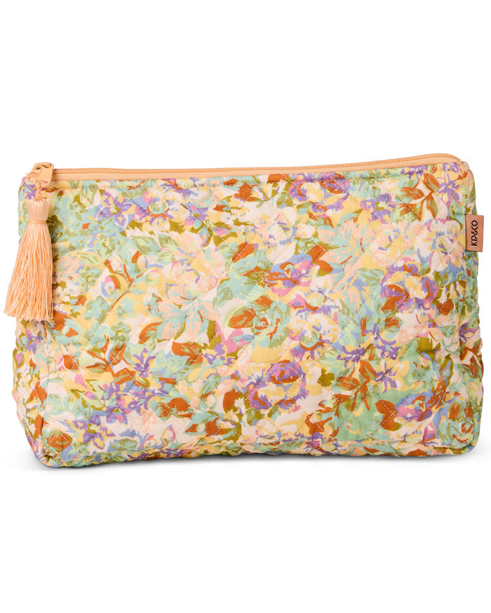 Forever Mine Quilted Cotton Toiletry Purse