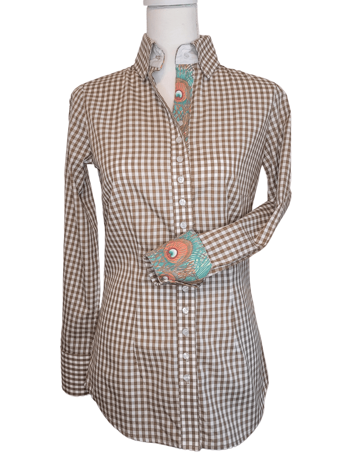 Frank & Rio Women's Gingham Western Shirt