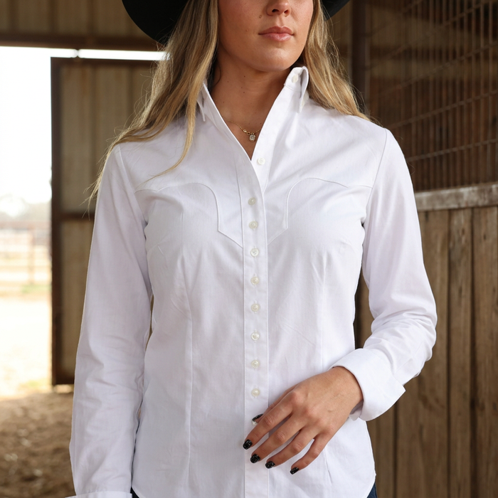 Frank & Rio Og Western Shirt — White / XS — view 1