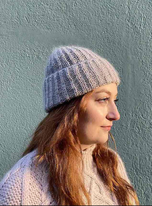 Frida Brioche Hat by Önling, knitting pattern