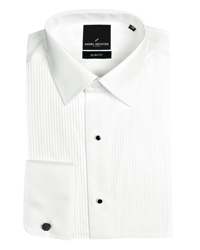 Frill 5WT White Easycare Dinner Shirt