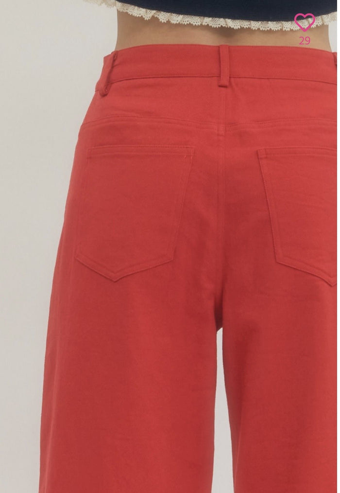 Ginger Red Jeans