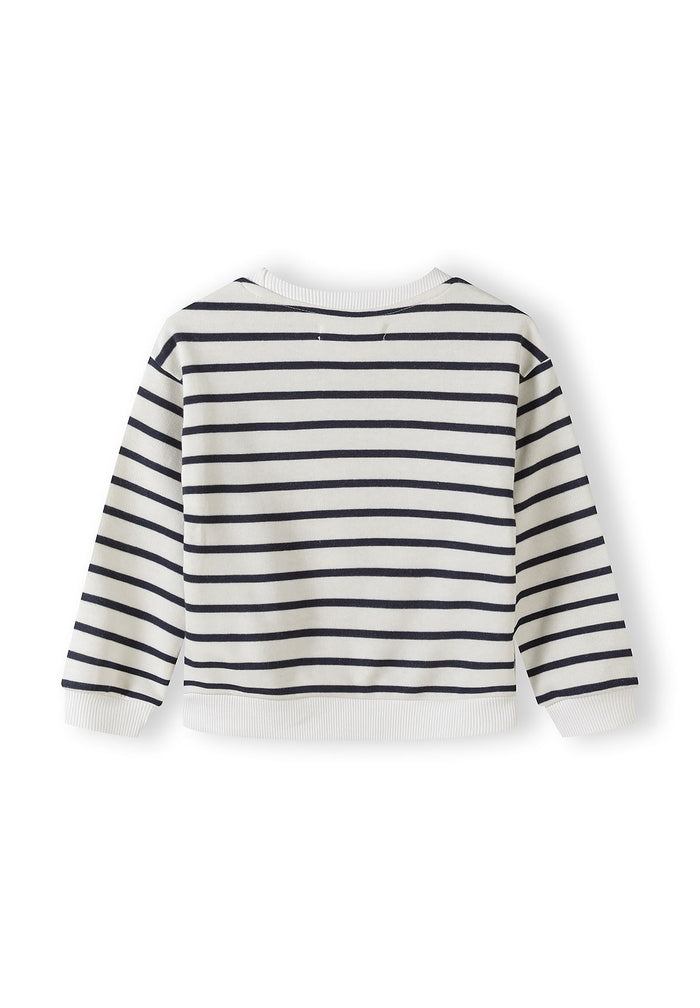 Sweatshirts 2-Pack, Apple Print & Stripe, Apricot White - 5