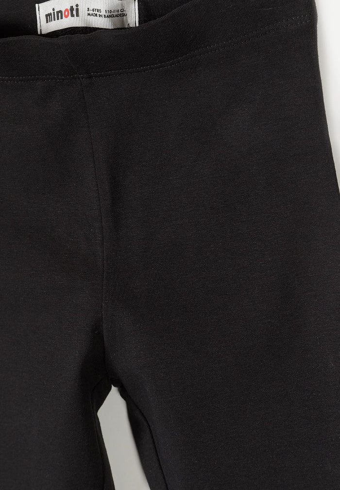 Leggings 5-Pack, Black, Cotton Stretch - 4