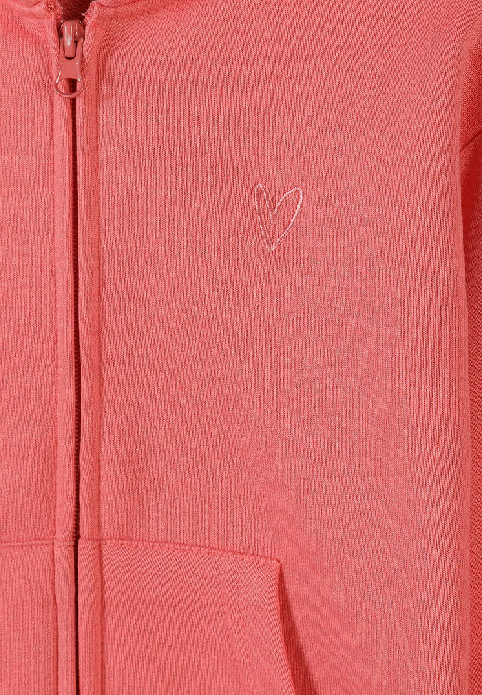Zip Hoodies 2-Pack, Coral & Cream - 5