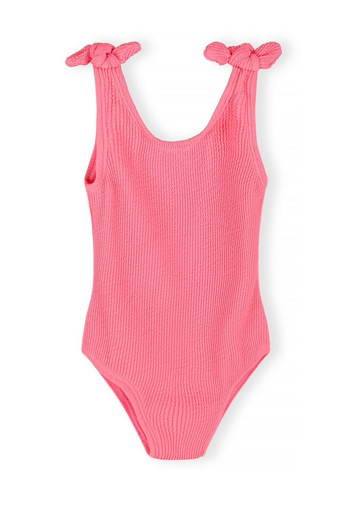 Swimsuits 2-Pack, Fruit Print & Pink Ribbed - 2