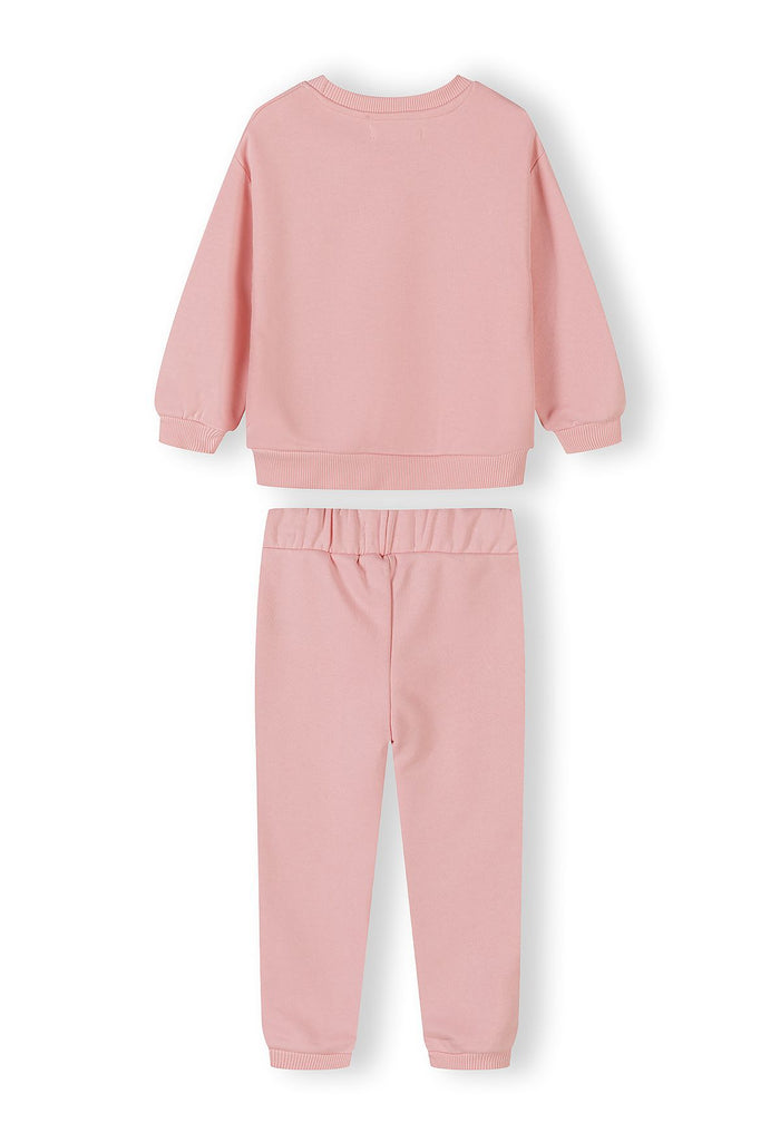 Tracksuit 2-Pack Sweatshirt Joggers Grey Pink - 3