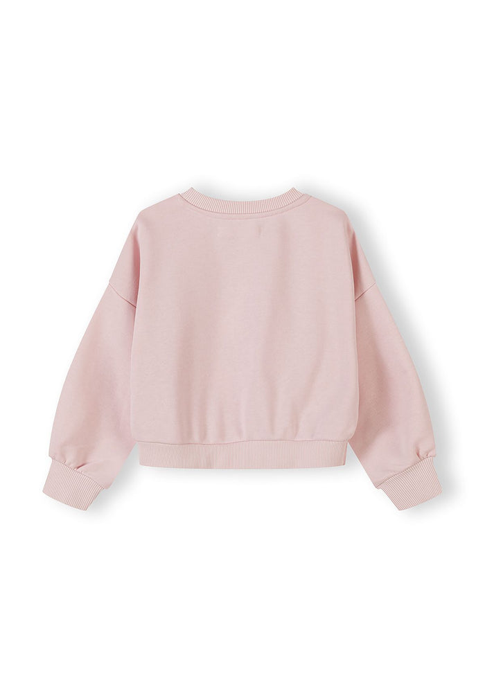 Sweatshirt and Shorts Set, Le Marais Print, Light Pink - 3