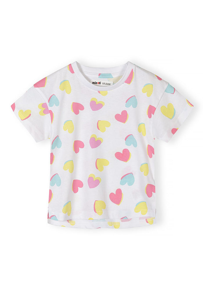 T-Shirts 5-Pack, Hearts & Stripes, Multi - 5