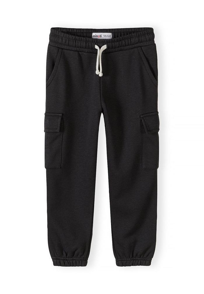 Cargo Joggers 2-Pack, Grey Black, Drawstring - 2