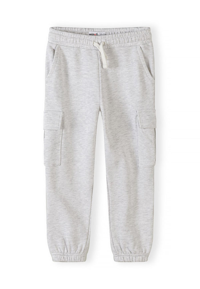 Cargo Joggers 2-Pack, Grey Black, Drawstring - 3