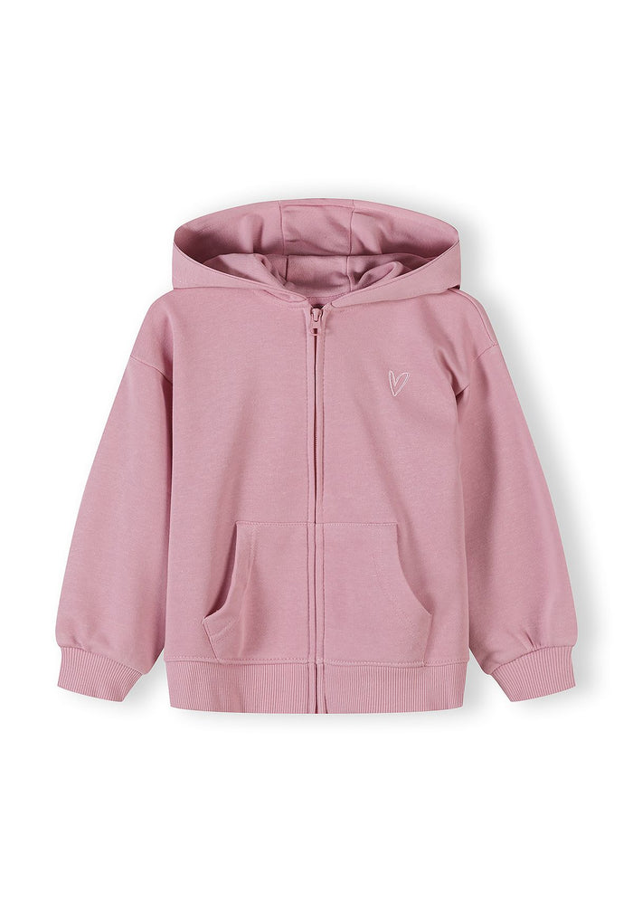 Zip-Up Hoodies 2-Pack, Pink & Blue, Heart Badge - 4