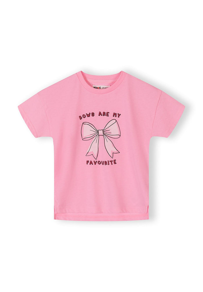 T-Shirts 5-Pack, Bow Print, Pink Mint White - 6