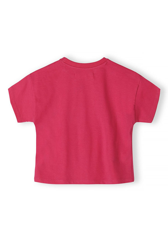 Embroidered Cherry T-Shirt, Pink - 2