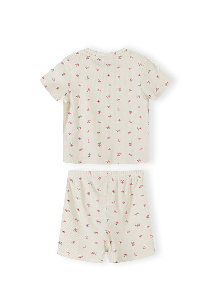 Pyjamas 3-Pack Floral Print Pink Cream - 3