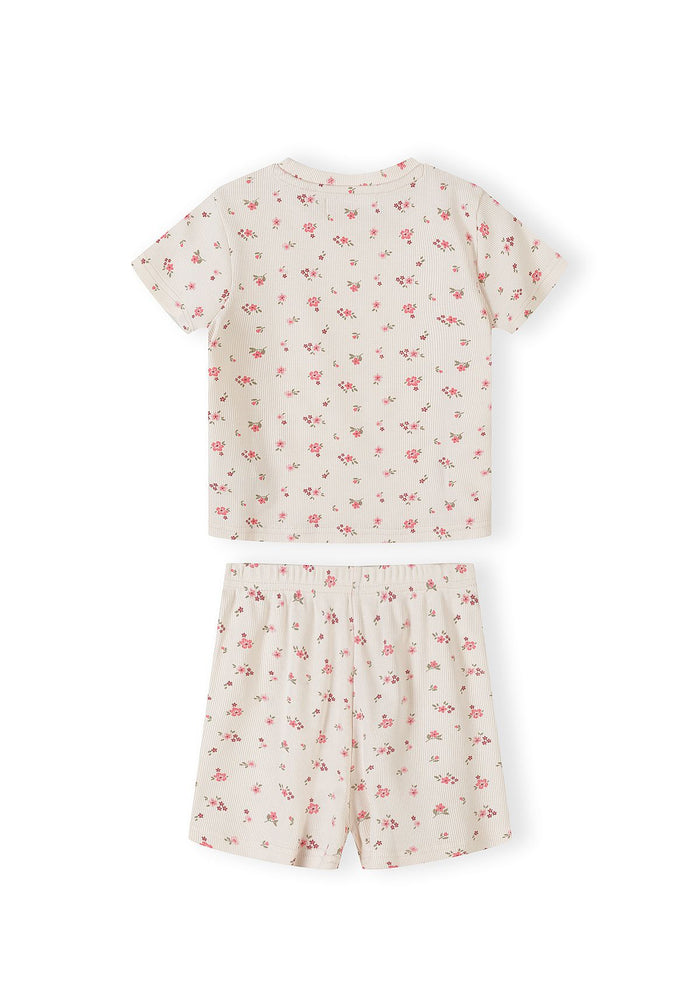 Pyjamas 3-Pack Floral Print Pink Cream - 7