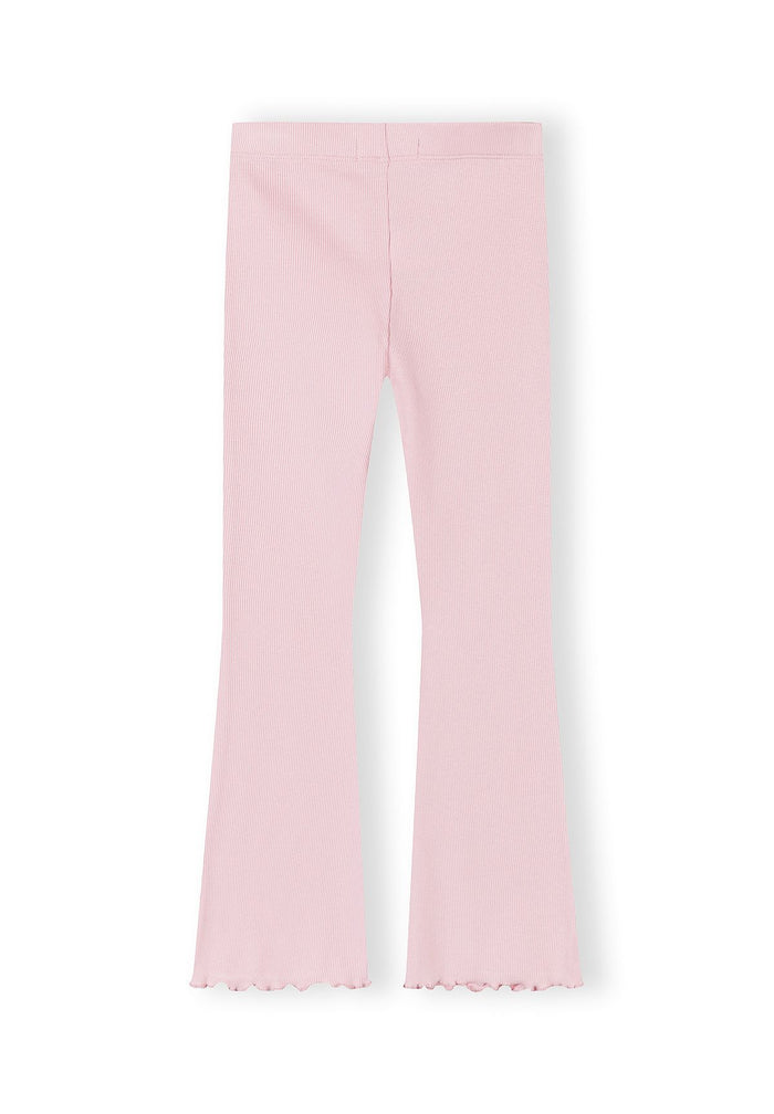 Ribbed Flare Leggings 3-Pack, Pink Purple Black - 5