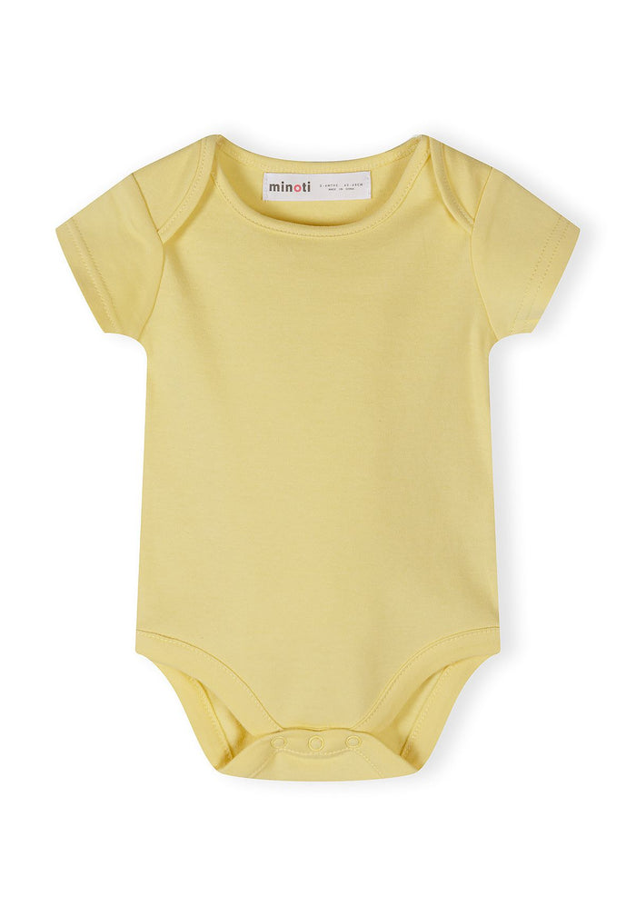 Short Sleeve Bodysuits 5-Pack, Safari Print, Cream - 5
