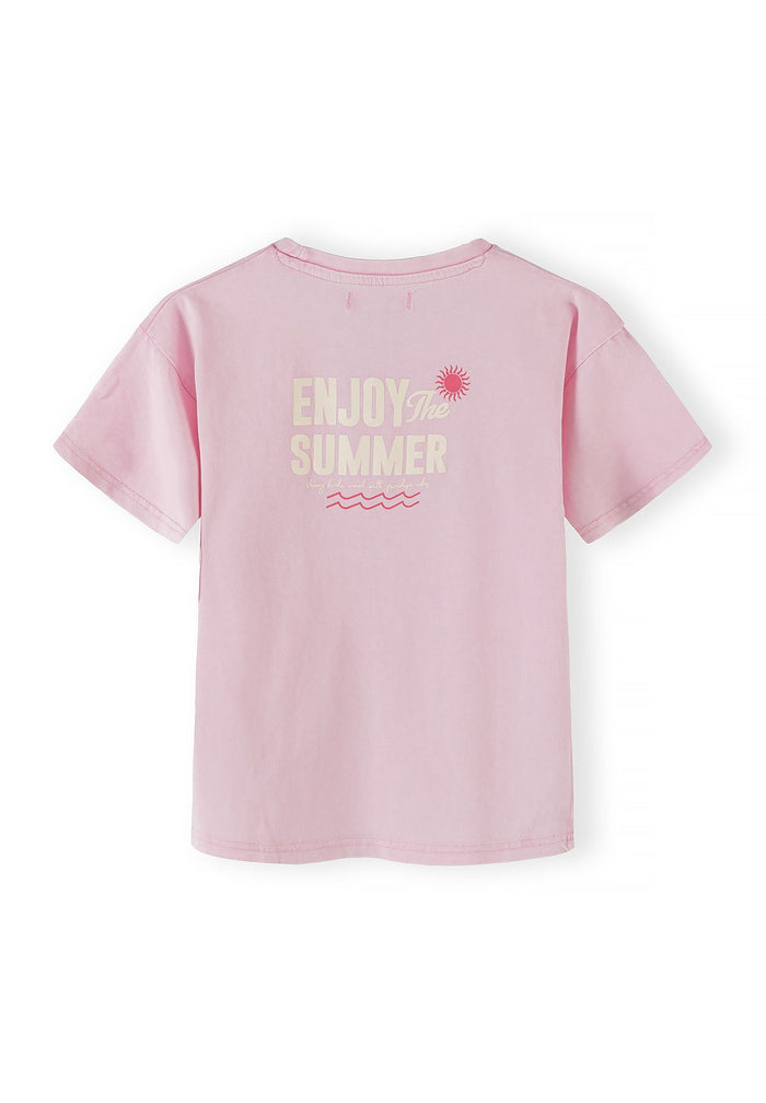 T-Shirt & Cycling Shorts 2-Pack, Summer Slogan Print - 3