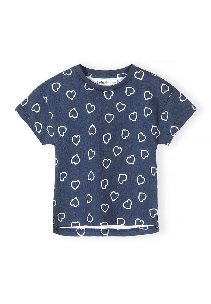 Short Sleeve T-Shirts 5-Pack, Hearts & Stripes - 4