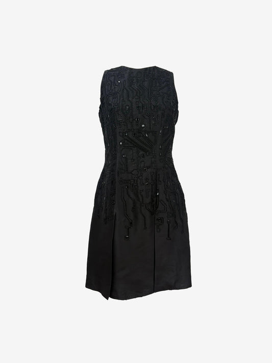 Givenchy Couture Black Beaded Dress
