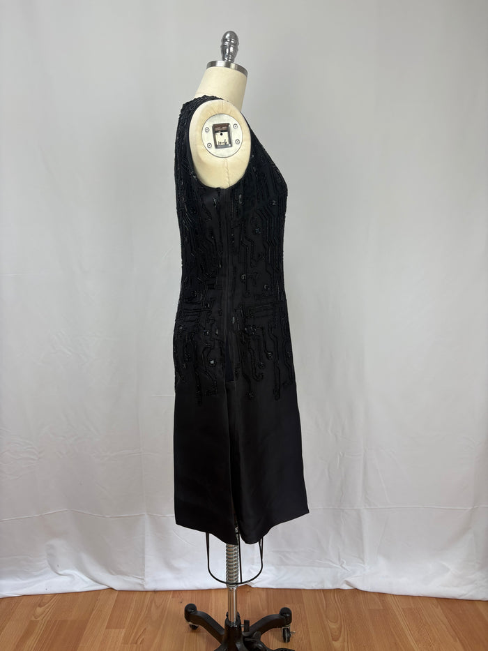 Givenchy Couture Black Beaded Dress