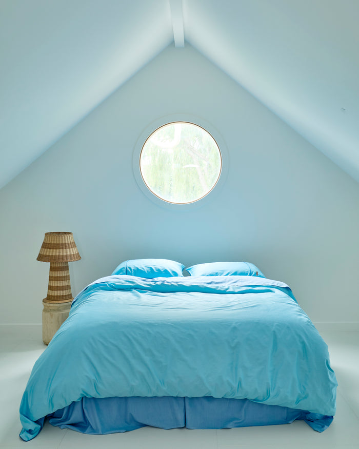 Glow In Blue Bamboo Cotton Pillowcases