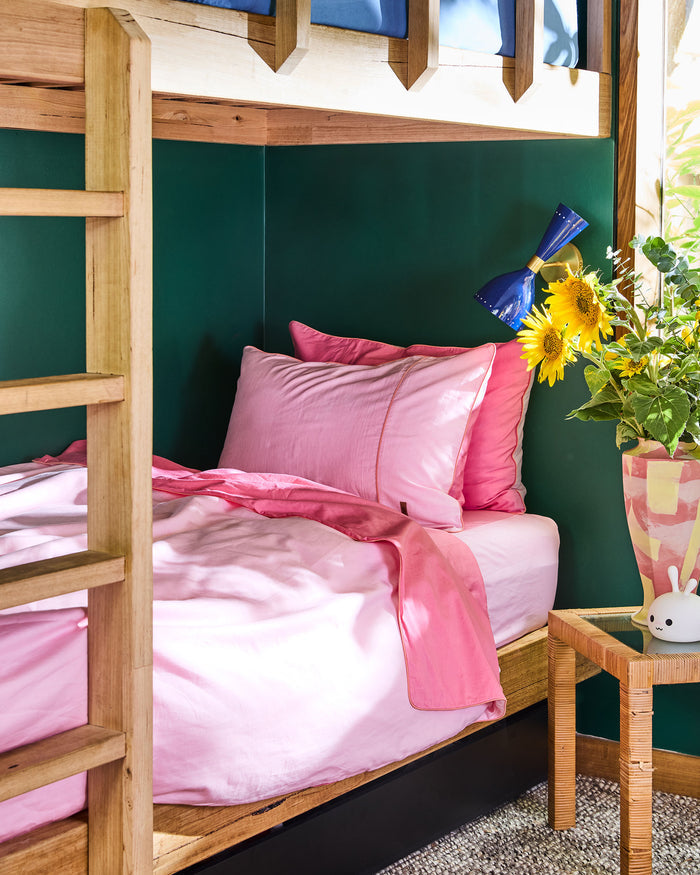 Glow In Pink Bamboo Cotton Pillowcases