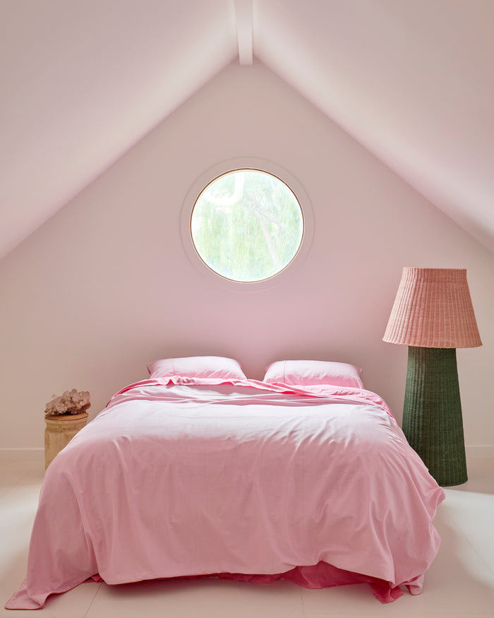 Glow In Pink Bamboo Cotton Pillowcases