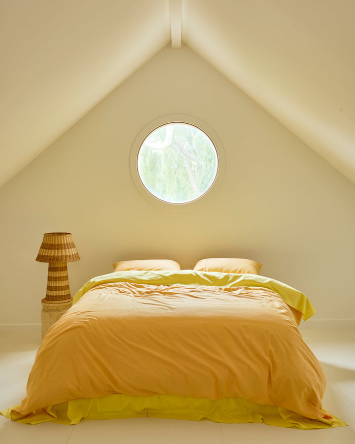 Glow In Yellow Bamboo Cotton Pillowcases