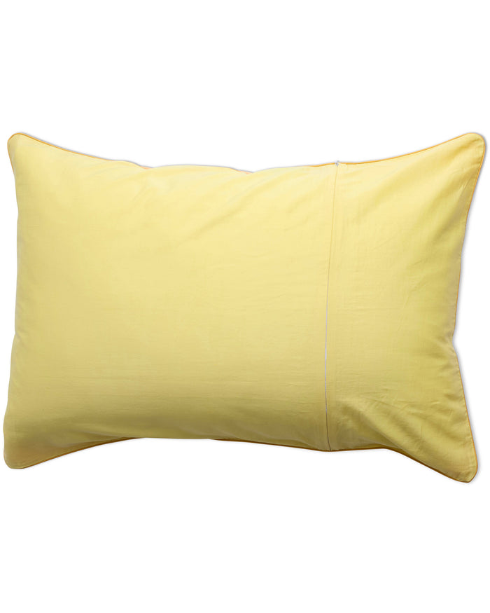 Glow In Yellow Bamboo Cotton Pillowcases