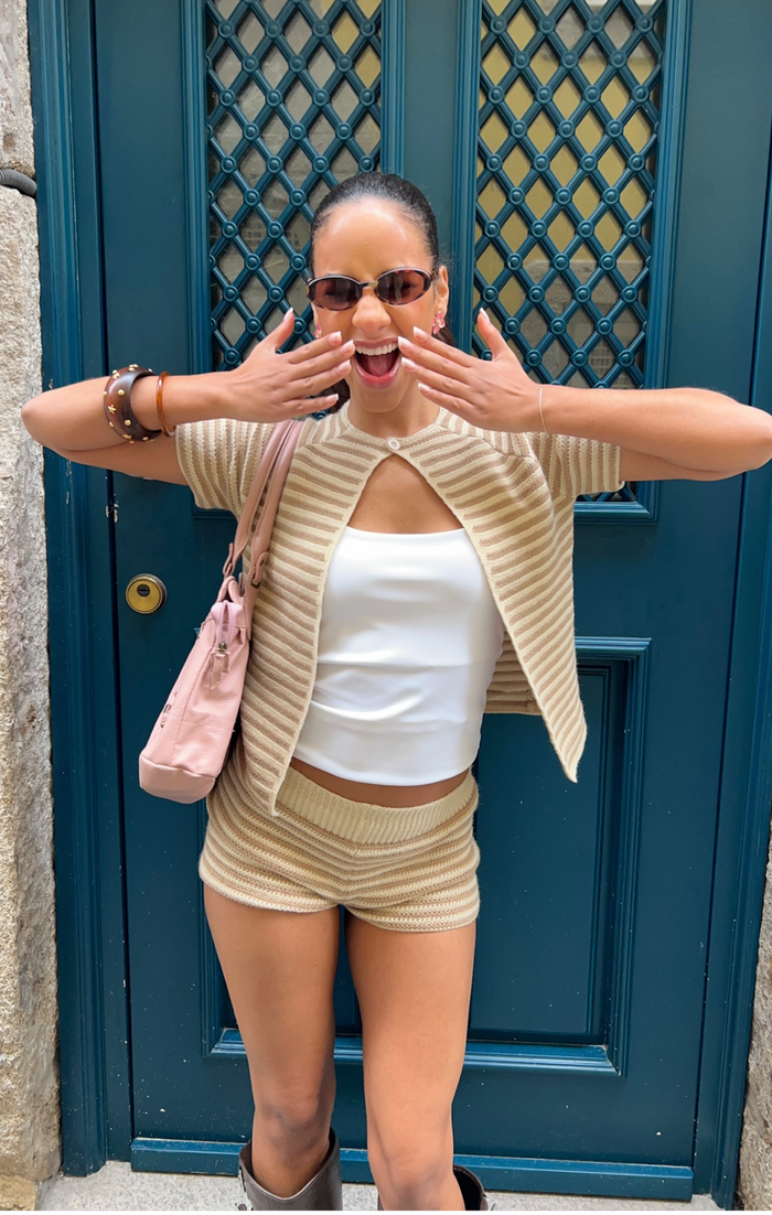 Goldie Stripe Reversible Top